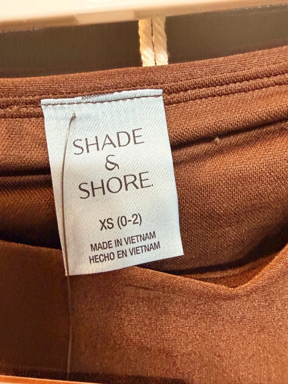 Shade & Shore Brown Tie-Side Bikini Bottoms